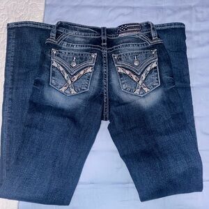 Miss Me Americana Mid Rise BootCut